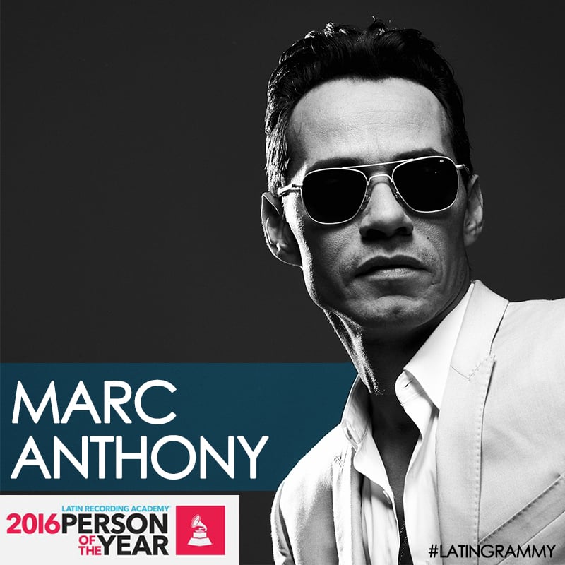 MARC ANTHONY NAMED 2016 LATIN RECORDING ACADEMY® PERSON OF THE YEAR