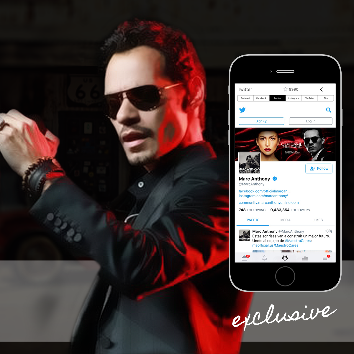 Marc Anthony Launches Mobile App via escapex Platform