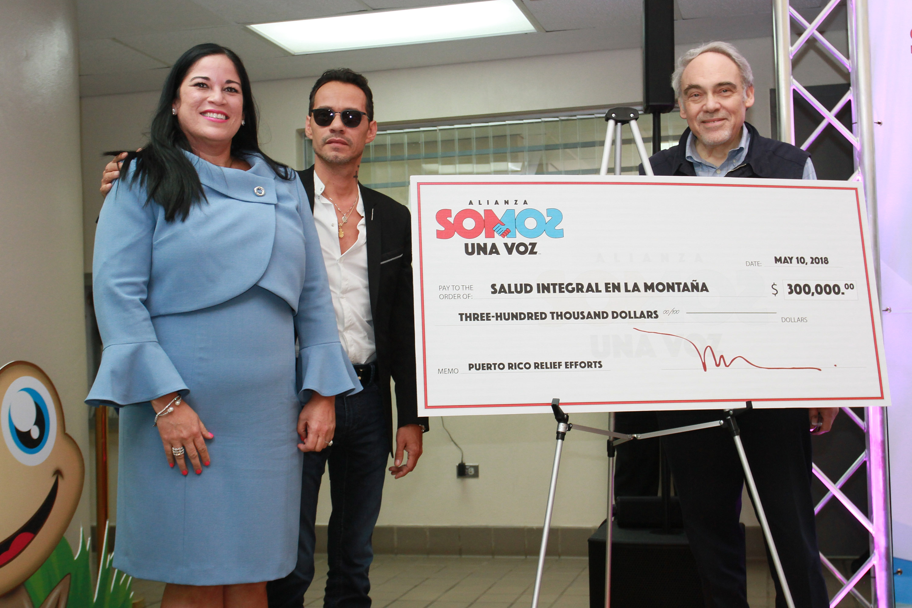 MARC ANTHONY Y SOMOS + SALUD ENTREGAN CLÍNICA PEDIÁTRICA MÓVIL PARA AUXILIAR COMUNIDADES RURALES Y DONA FONDOS ADICIONALES A ORGANIZACIONES LOCALES PARA AYUDAR CON EL FIN DE APOYAR LA RECUPERACIÓN DE PUERTO RICO