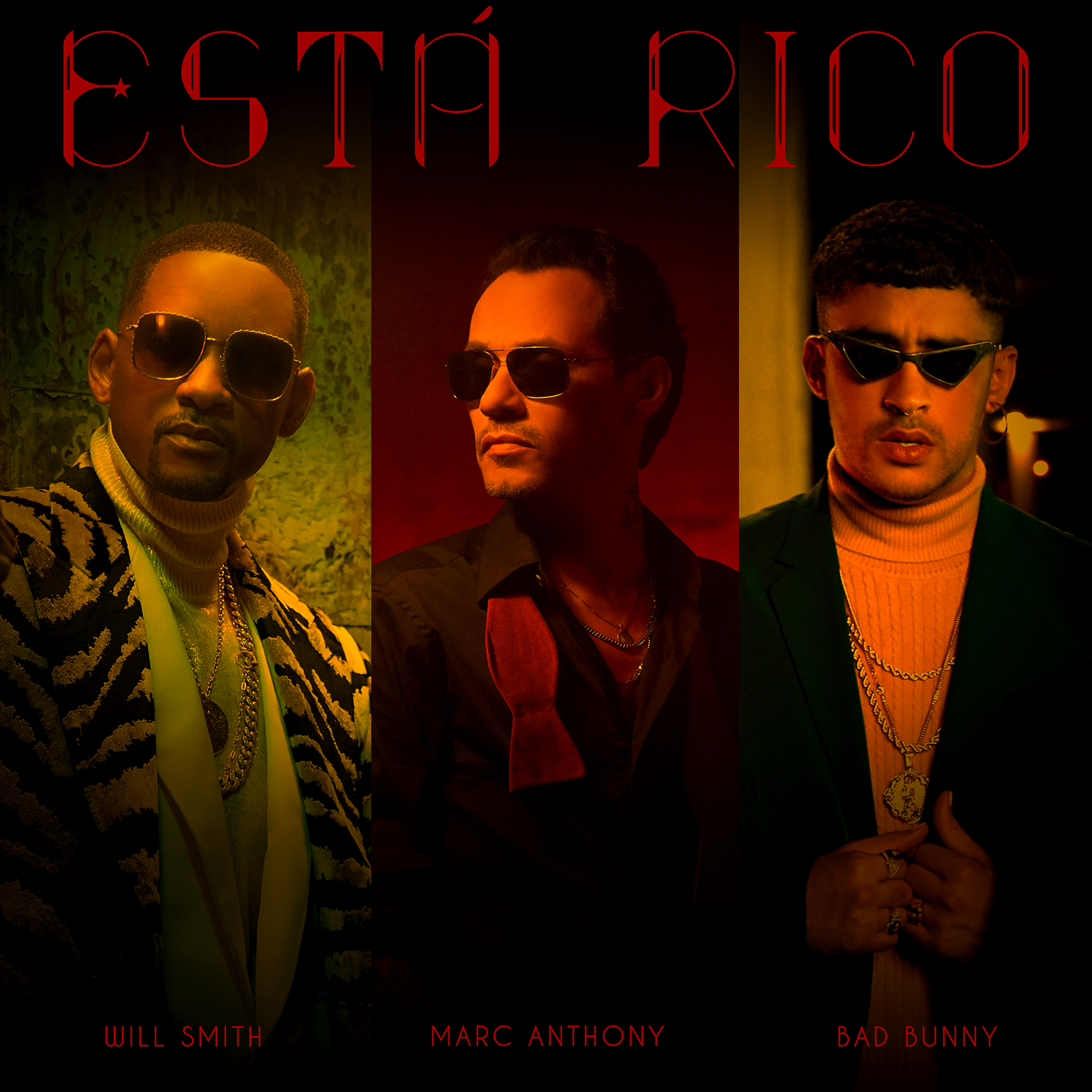 MARC ANTHONY, WILL SMITH AND BAD BUNNY TEAM UP FOR  «ESTÁ RICO»